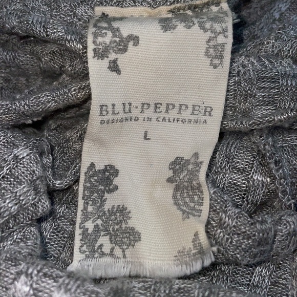 Large High-Low Blu Pepper Tank Dress - Picture 9 of 9